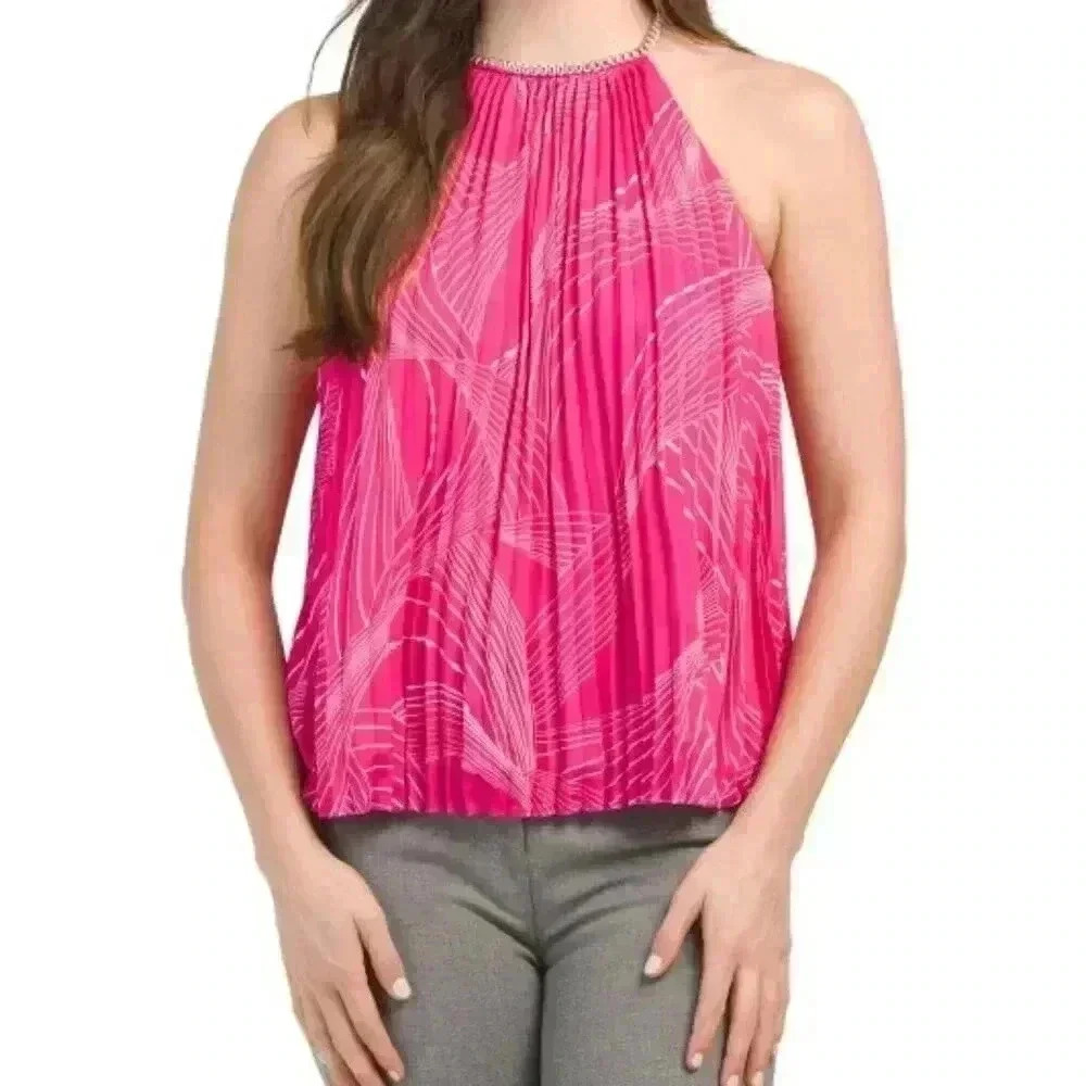 ELIE BY ELIE TAHARI HALTER BLOUSE